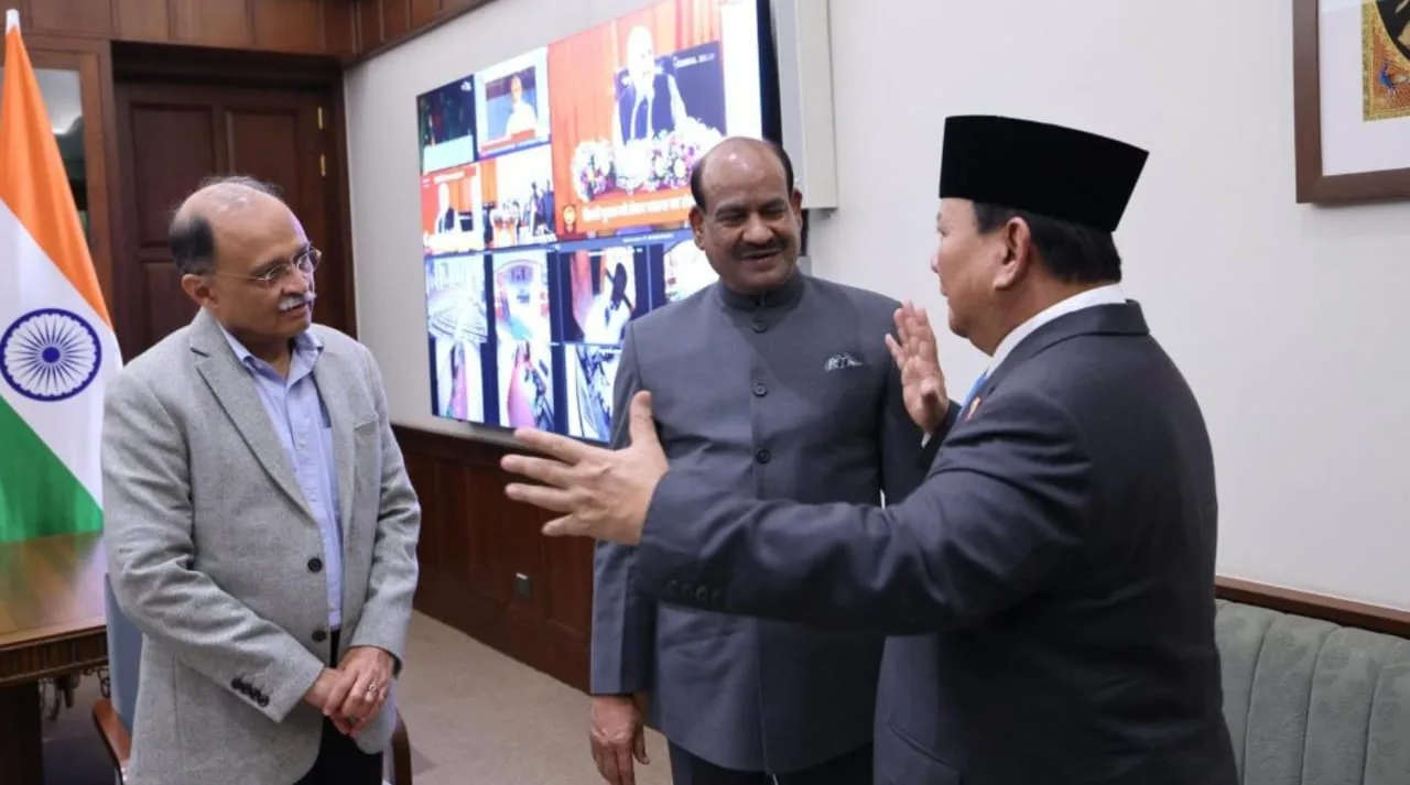 IMG-20250126-WA0039 Momen Presiden Prabowo saat bertemu DPR India (Foto: BPMI)